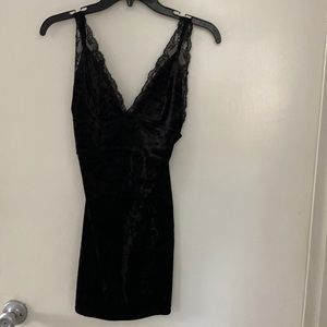 Free people velvet slip dress XS